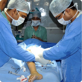 Leg corrective surgery