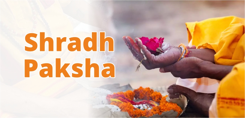 Shradh Paksha rituals being performed to honor ancestors during Pitru Paksha or Mahalaya in Hindu tradition