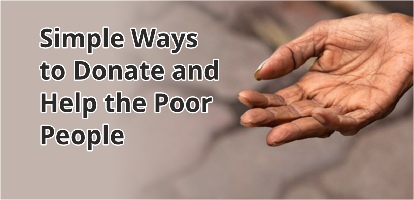 Simple Ways to Donate and Help the Poor People: Making a Difference with Narayan Seva Sansthan