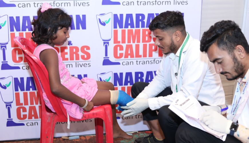 Narayan Seva Sansthan - Artificial Limb Distribution Camp Guwahati