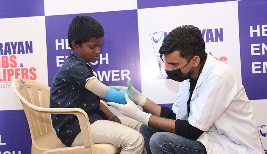 Narayan Seva Sansthan - Artificial Limb Distribution Camp