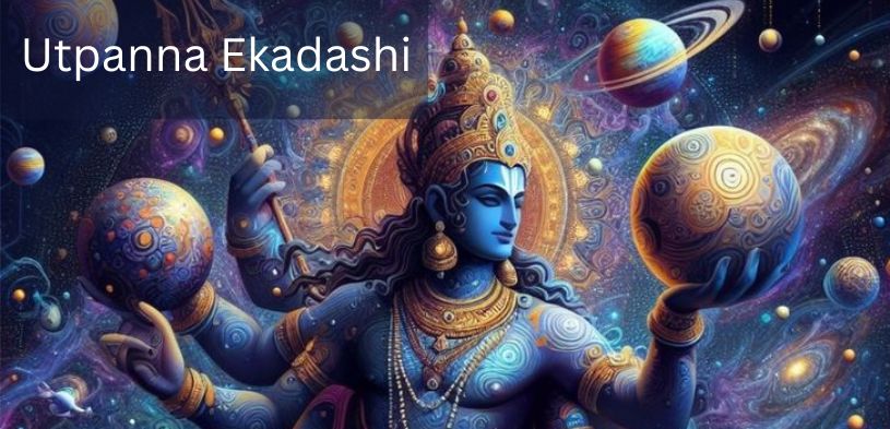 Devotees observing Uttpana Ekadashi 2024 with traditional rituals and prayers for spiritual upliftment.