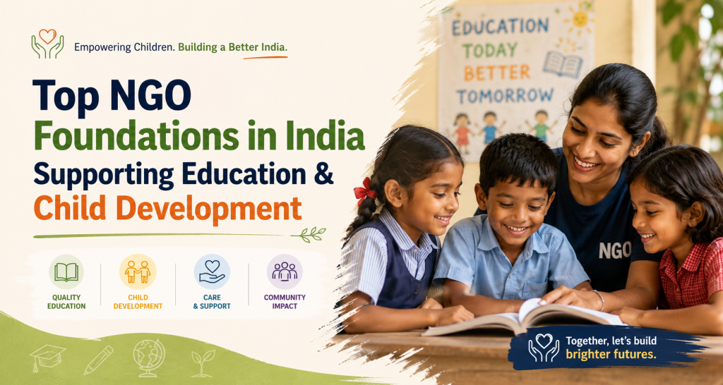 Top NGO Foundations in India Supporting Education & Child Development
