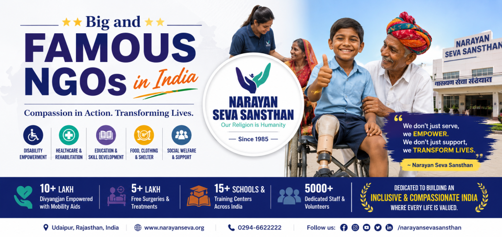 Bog and Famous ngos in India