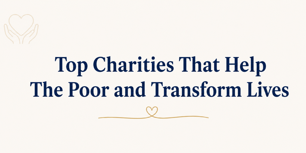 charities that help the poor