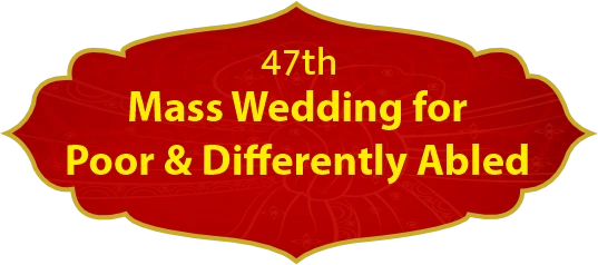 47th Mass Wedding for Poor & Differently Abled