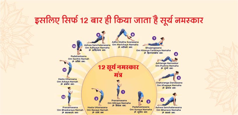 इसलिए सिर्फ 12 बार ही किया जाता है सूर्य नमस्कार