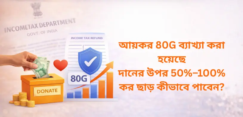 আয়কর 80G ব্যাখ্যা করা হয়েছে