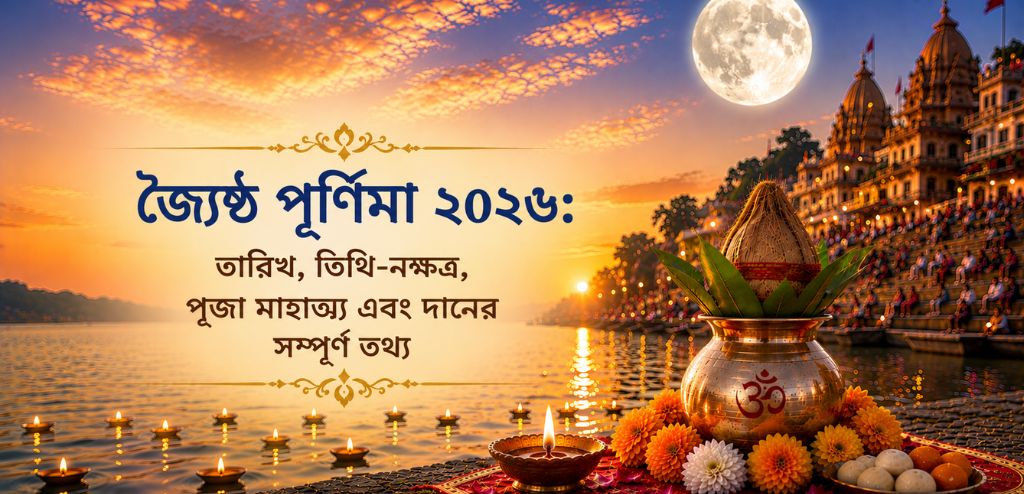 জ্যৈষ্ঠ পূর্ণিমা ২০২৬: তারিখ, পালনীয় রীতিনীতি, শুভ সময় এবং দানের মাহাত্ম্য