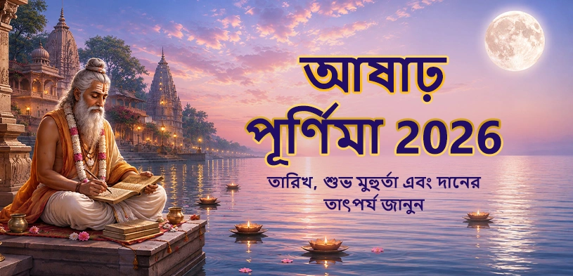 আষাঢ় পূর্ণিমা ২০২৬: তারিখ, শুভ মুহূর্ত ও ধর্মীয় গুরুত্ব