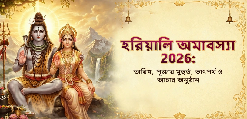 হরিয়ালি অমাবস্যা ২০২৬: শ্রাবণ অমাবস্যা কবে? শুভ মুহূর্ত, পূজার নিয়ম ও দানের মাহাত্ম্য জানুন