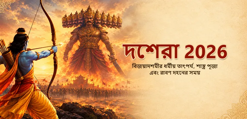 দশেরা ২০২৬: বিজয়াদশমীর ধর্মীয় গুরুত্ব, অস্ত্র পূজা এবং রাবণ দখনের সময় সম্পর্কে জানুন