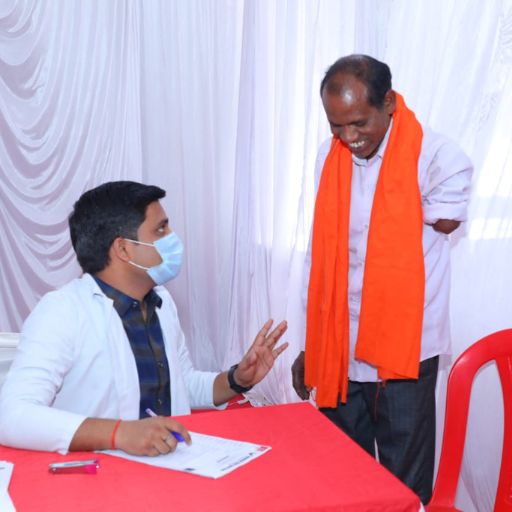 Narayan Limb Distribution Camp Indore