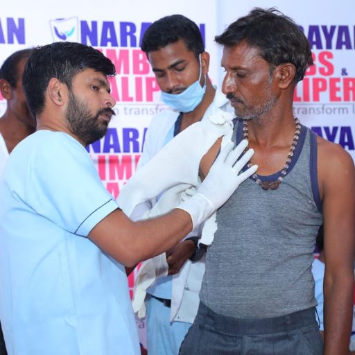 Narayan Limb Distribution Camp Indore