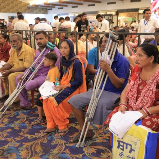 Narayan Limb Distribution Camp Ludhiana