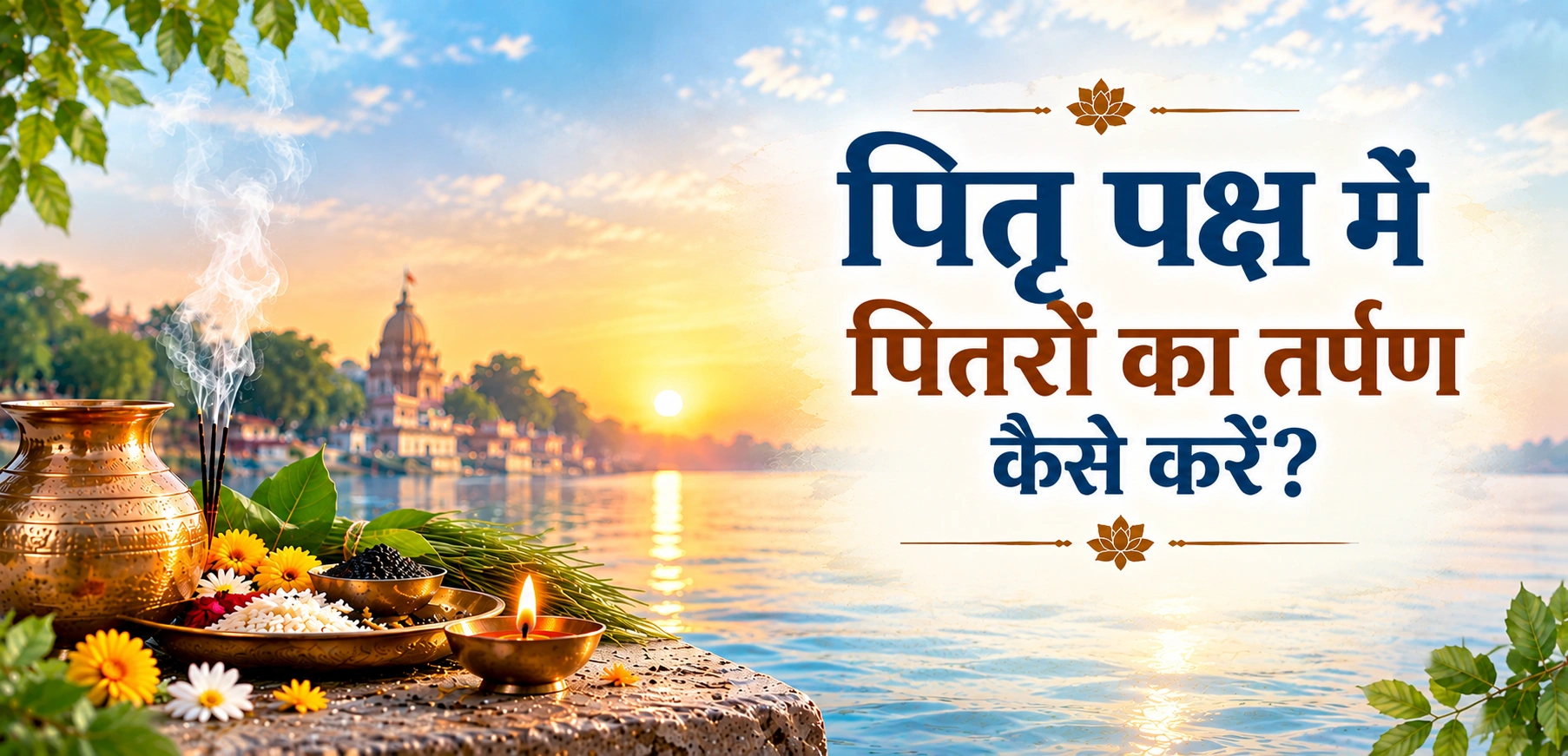 पितृ पक्ष में पितरों का तर्पण कैसे करें? जानें तर्पण की विधि, सामग्री और धार्मिक महत्व