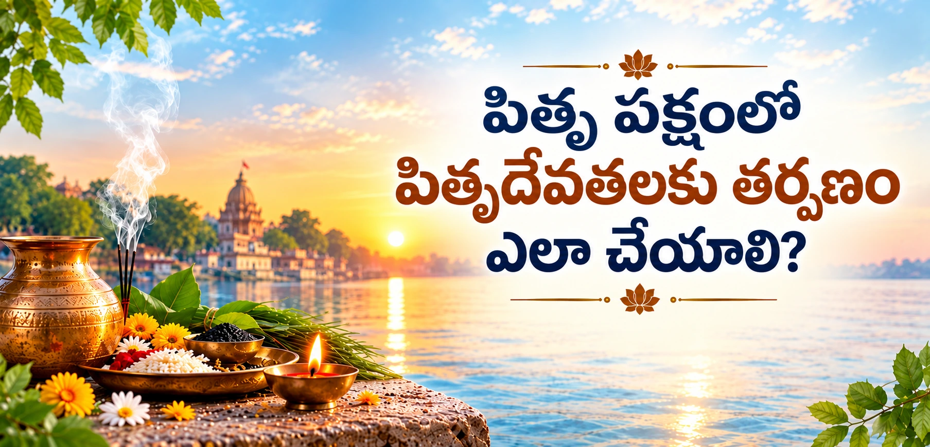 పితృ పక్షంలో పితృదేవతలకు తర్పణం ఎలా చేయాలి? తర్పణ విధానం, సామగ్రి మరియు ఆధ్యాత్మిక ప్రాముఖ్యత తెలుసుకోండి