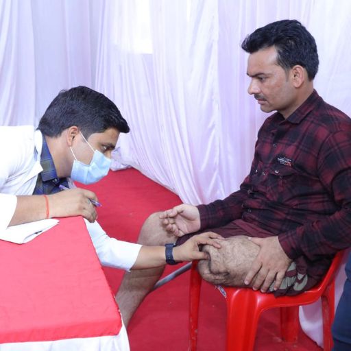 Narayan Limb Distribution Camp Indore