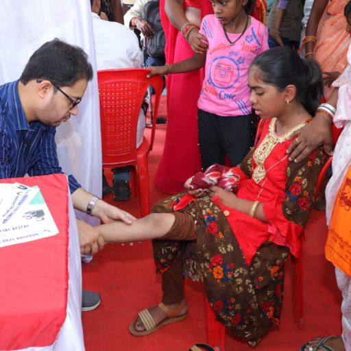 Narayan Limb Distribution Camp Indore