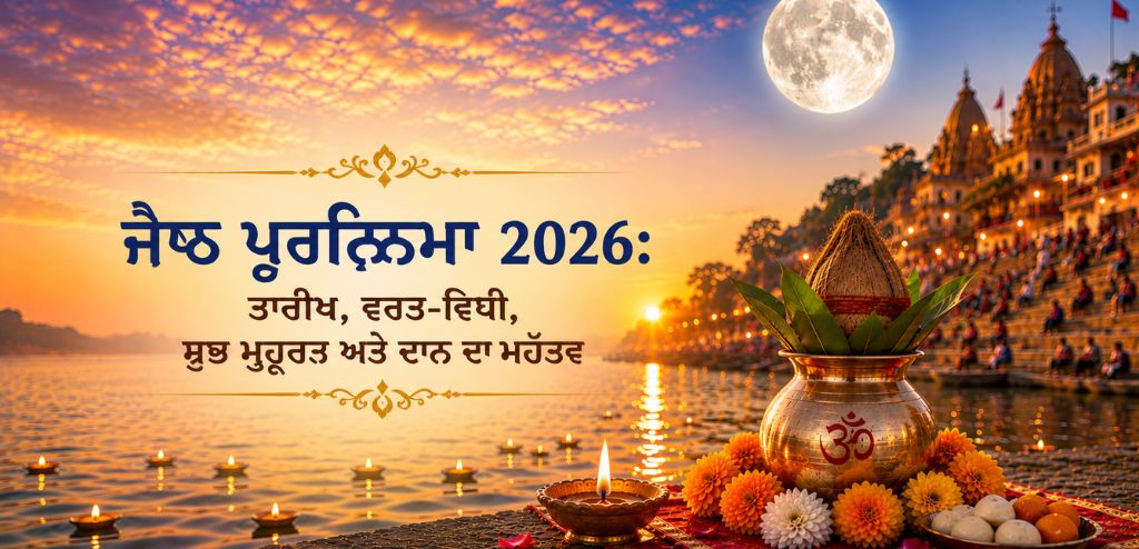 ਜਯੇਸ਼ਠ ਪੂਰਨਿਮਾ 2026: ਤਾਰੀਖ, ਮਨਾਉਣ ਦੀਆਂ ਰਸਮਾਂ, ਸ਼ੁਭ ਸਮਾਂ, ਅਤੇ ਦਾਨ ਦੀ ਮਹੱਤਤਾ