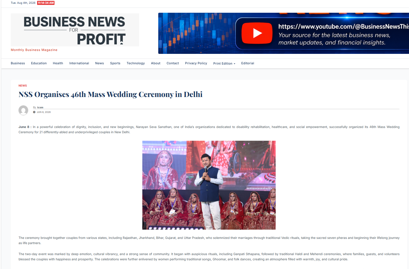 Mass Wedding