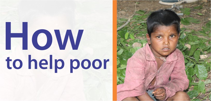 How to help poor