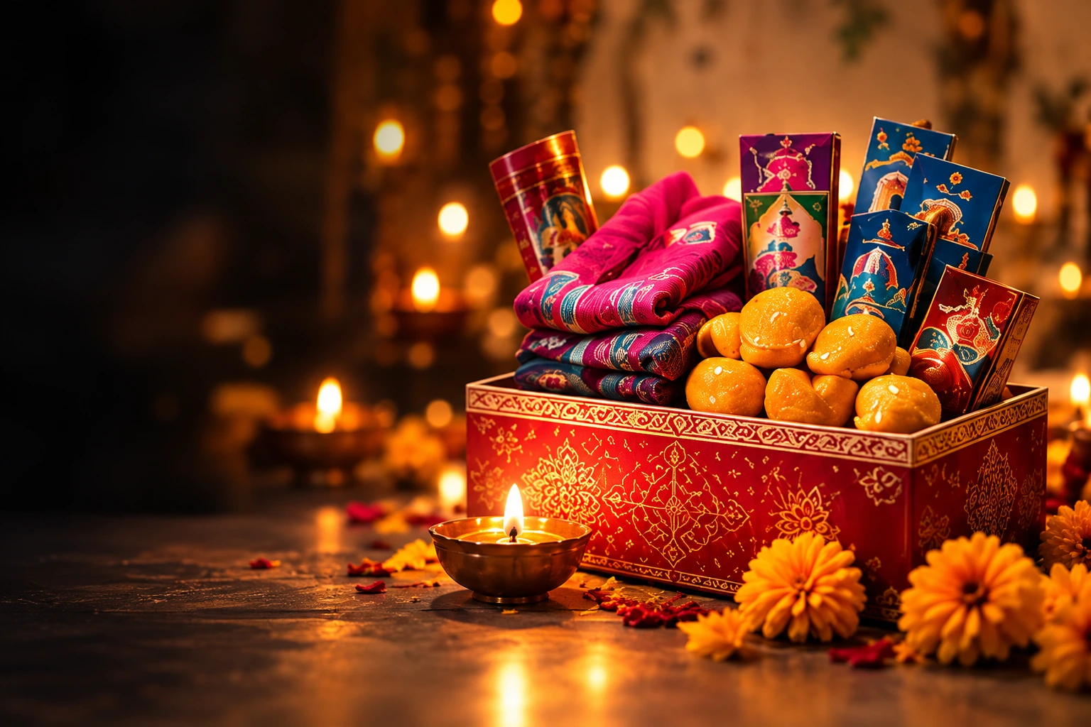 gift-box on Diwali